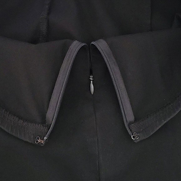 EILEEN FISHER Black Casual Trouser Pant size Petite Side Zipper - Picture 10 of 11